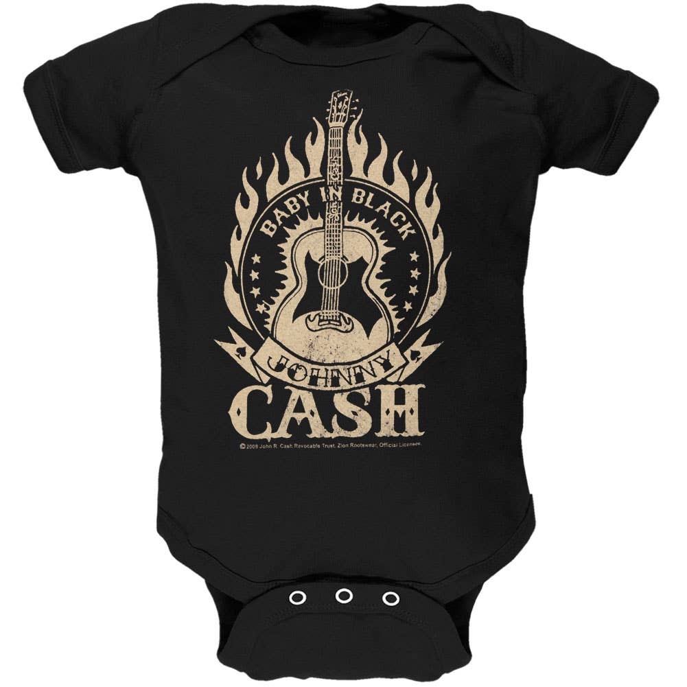 Johnny Cash - Baby In Infant Baby One Piece