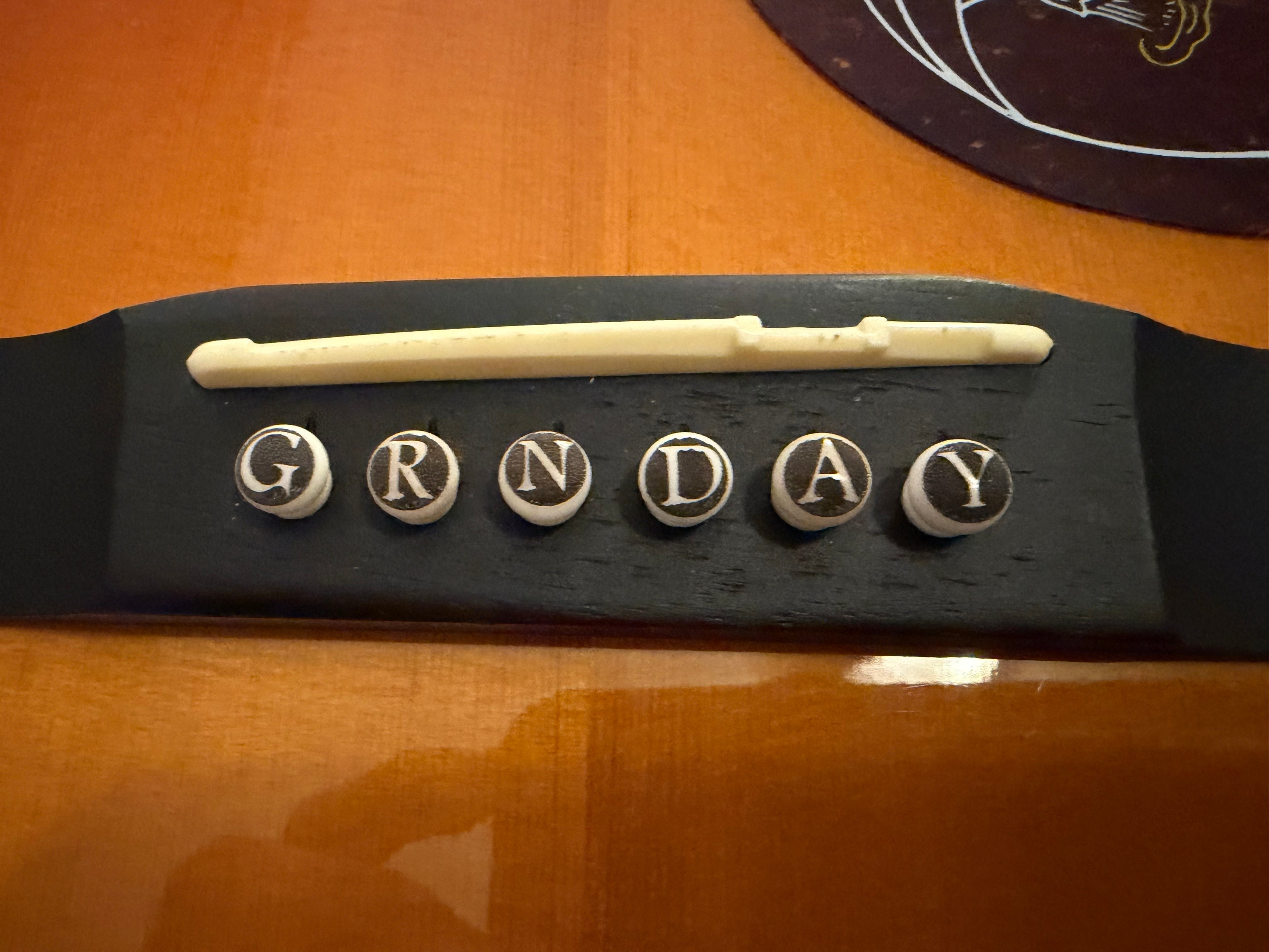 Choose your own - Custom Bone Guitar Bridge Pins