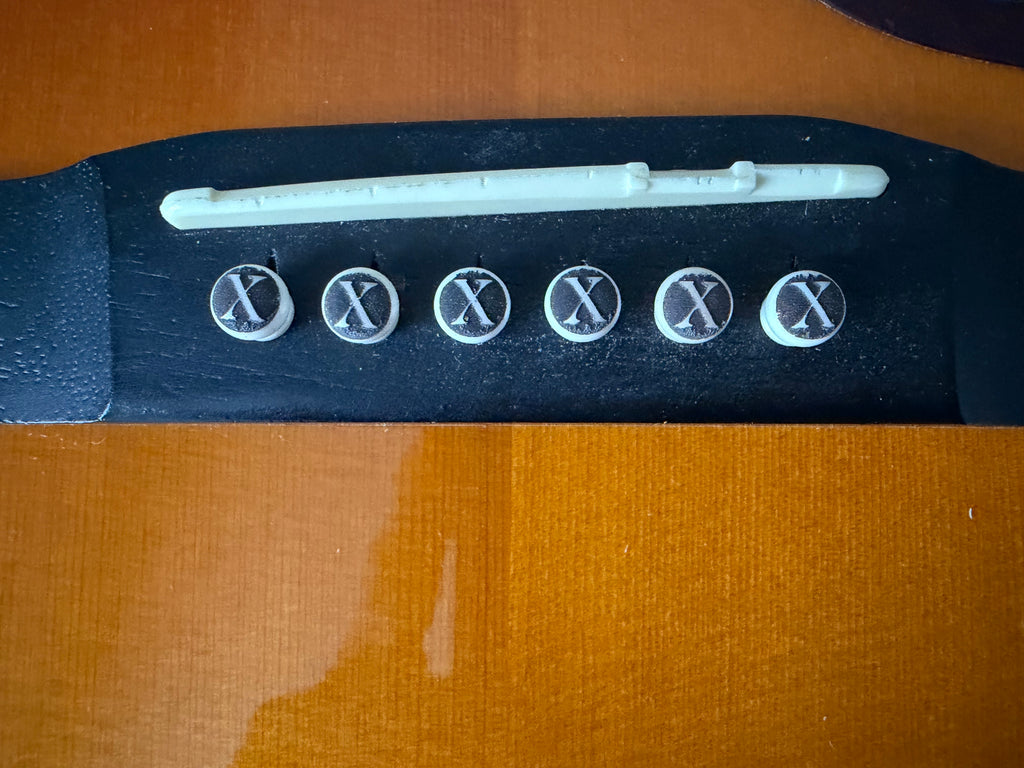 XXXXXX - Custom Bone Guitar Bridge Pins